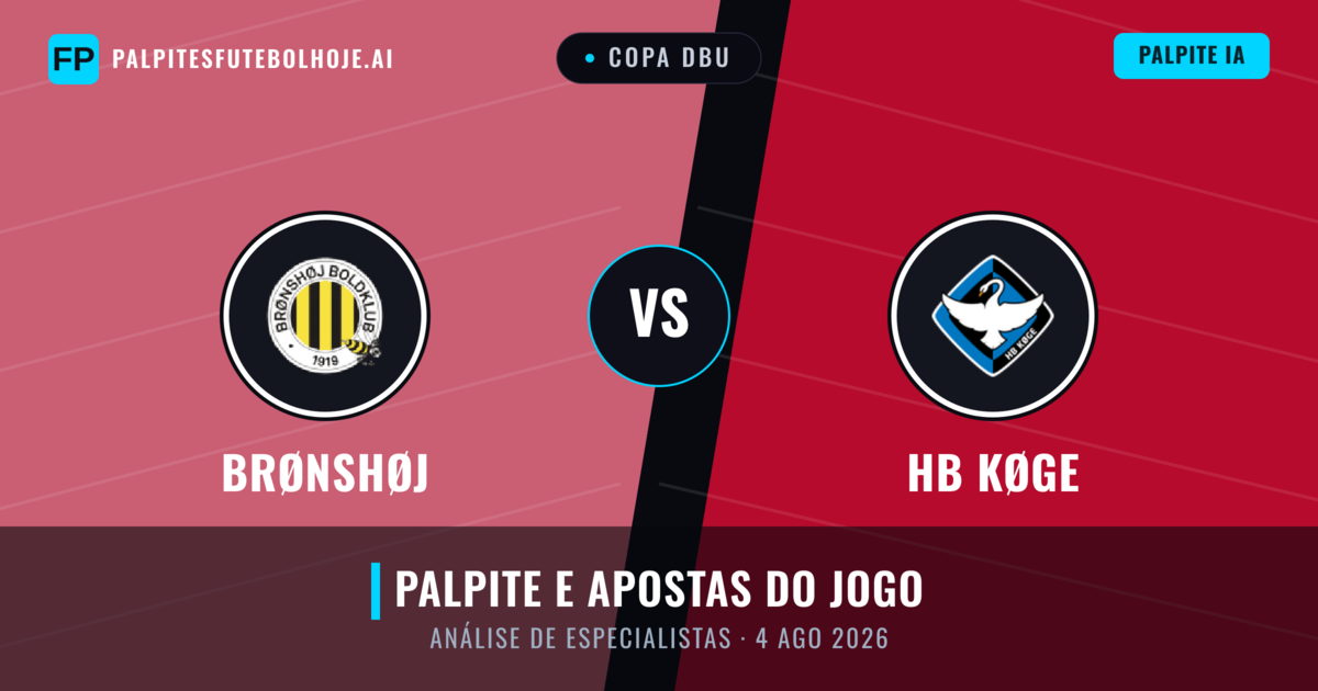 Brønshøj vs HB Køge — prognóstico e prévia do jogo