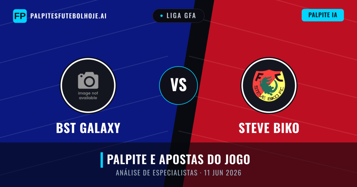 BST Galaxy vs Steve Biko — prognóstico e prévia do jogo