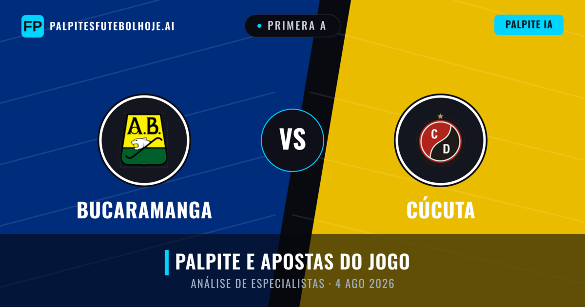 Bucaramanga vs Cúcuta — prognóstico e prévia do jogo