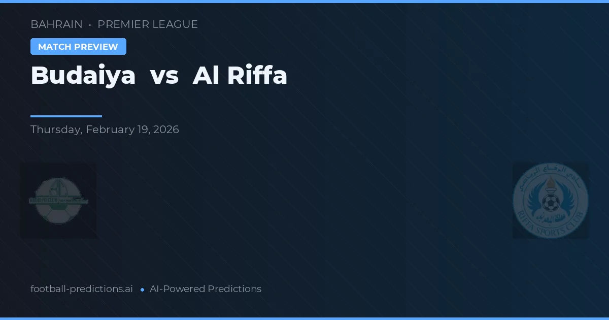 Budaiya vs Al Riffa — prognóstico e prévia do jogo
