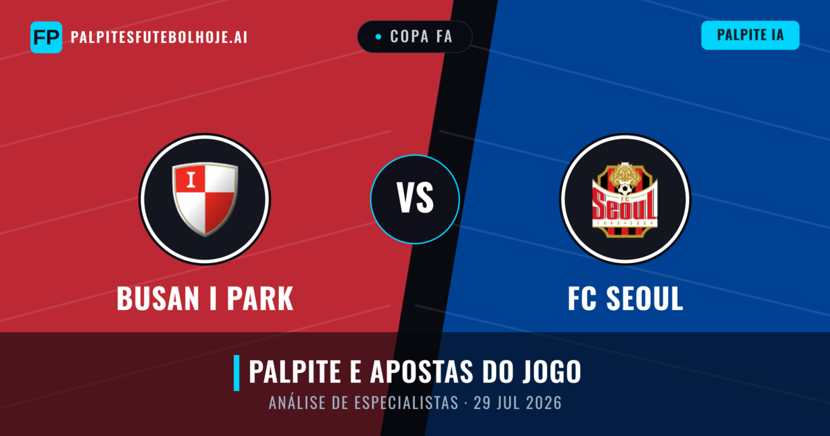 Busan I Park vs FC Seoul — prognóstico e prévia do jogo