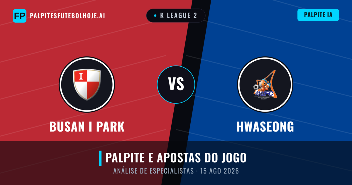 Busan I Park vs Hwaseong — prognóstico e prévia do jogo