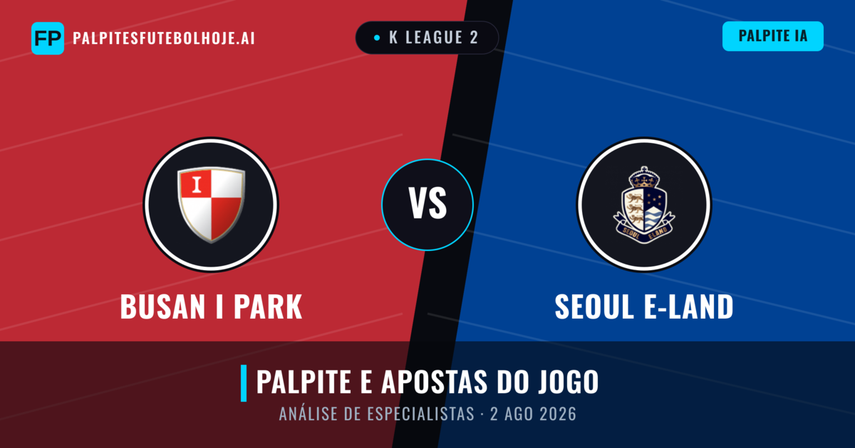Busan I Park vs Seoul E-Land — prognóstico e prévia do jogo