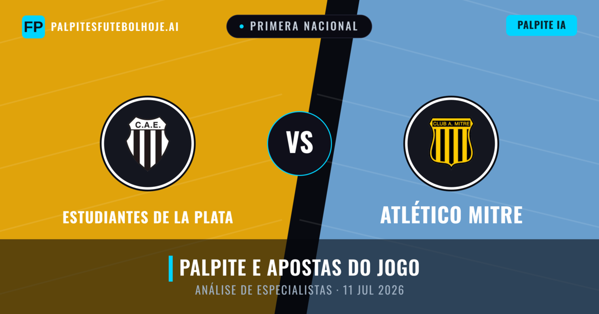 Estudiantes de La Plata vs Atlético Mitre — prognóstico e prévia do jogo