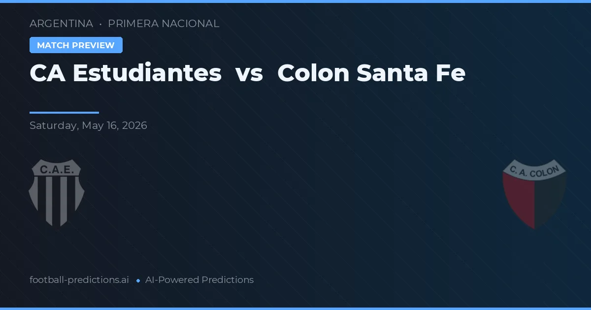 Estudiantes de La Plata vs Colón Santa Fe — prognóstico e prévia do jogo