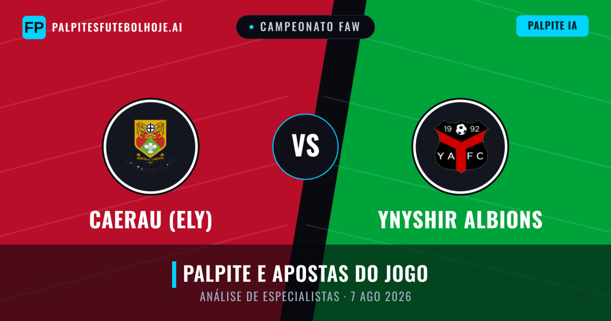 Caerau (Ely) vs Ynyshir Albions — prognóstico e prévia do jogo