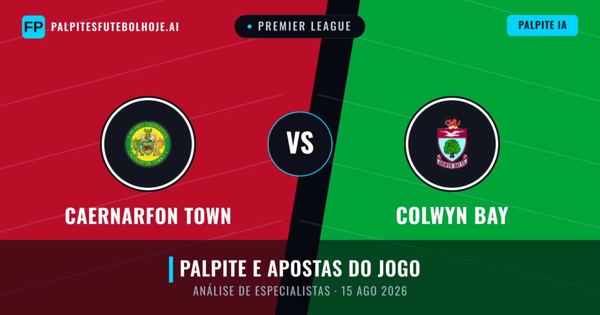 Caernarfon Town vs Colwyn Bay — prognóstico e prévia do jogo
