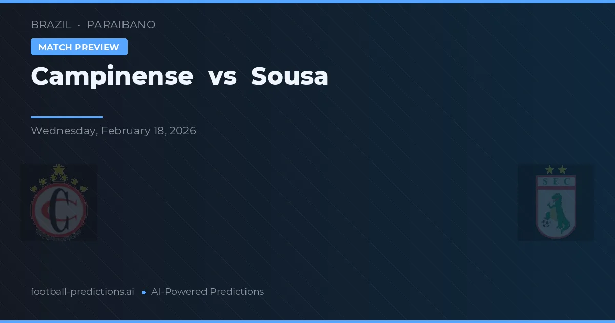Campinense vs Sousa — prognóstico e prévia do jogo