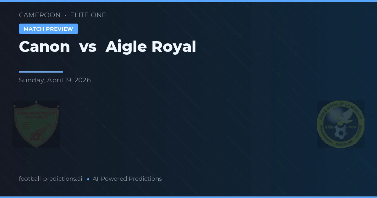 Canon vs Águia Real — prognóstico e prévia do jogo
