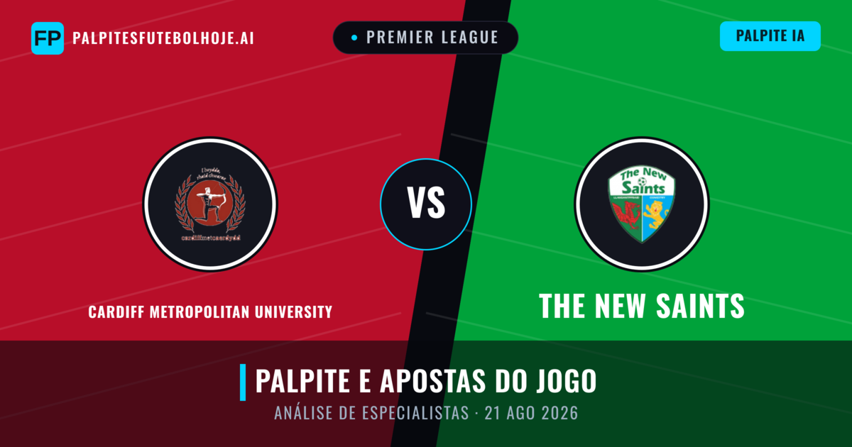 Cardiff Metropolitan University vs The New Saints — prognóstico e prévia do jogo