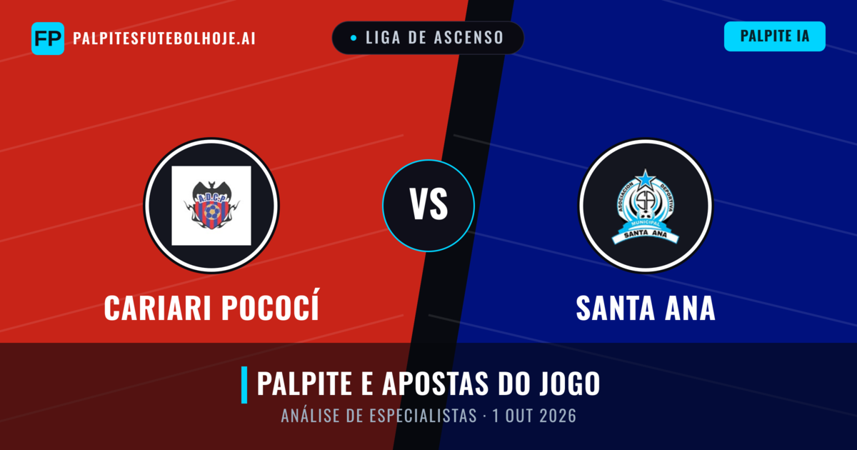 Cariari Pococí vs Santa Ana — prognóstico e prévia do jogo