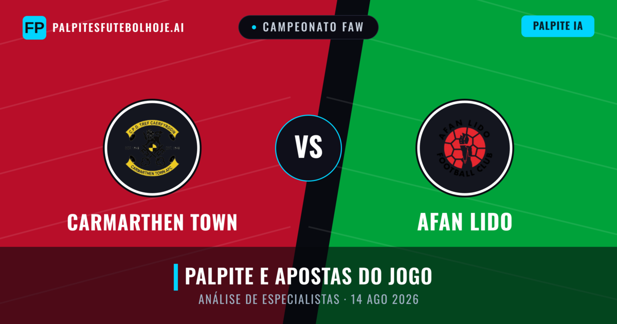 Carmarthen Town vs Afan Lido — prognóstico e prévia do jogo