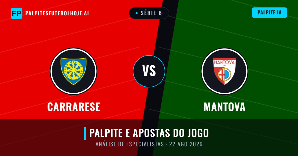 Carrarese vs Mantova — prognóstico e prévia do jogo