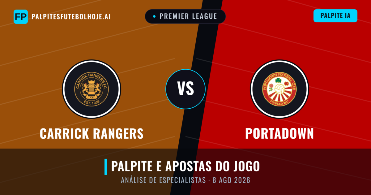 Carrick Rangers vs Portadown — prognóstico e prévia do jogo