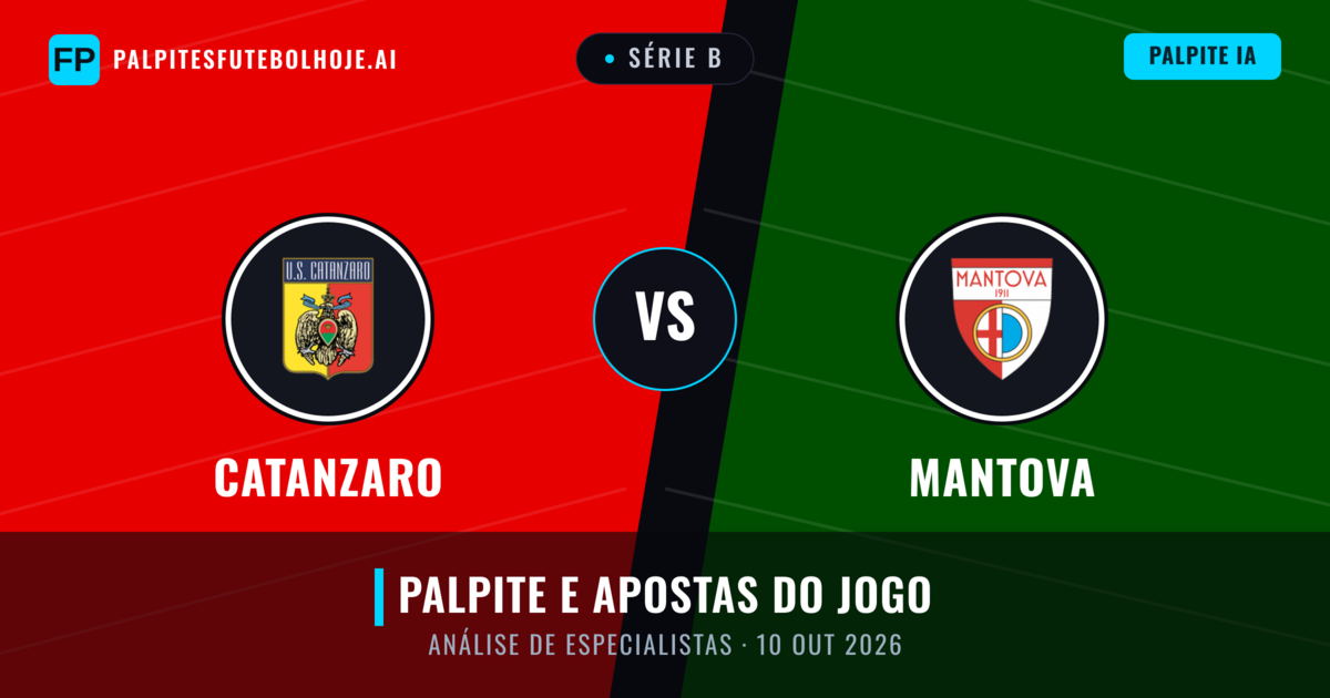 Catanzaro vs Mantova — prognóstico e prévia do jogo