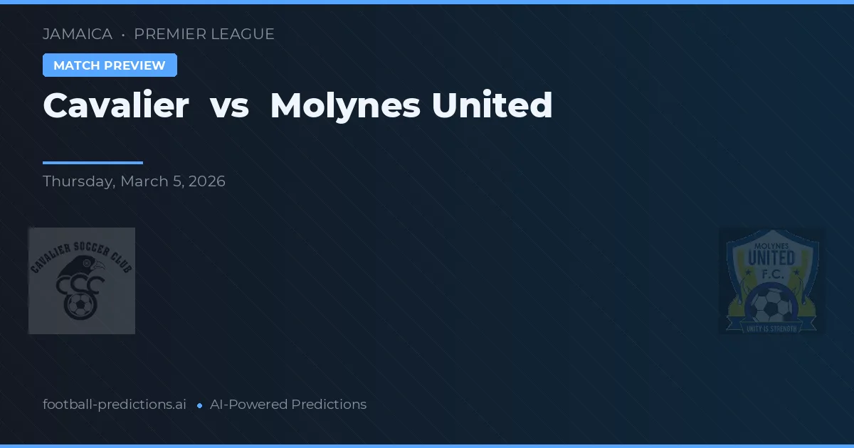 Cavalier vs Molynes United — prognóstico e prévia do jogo