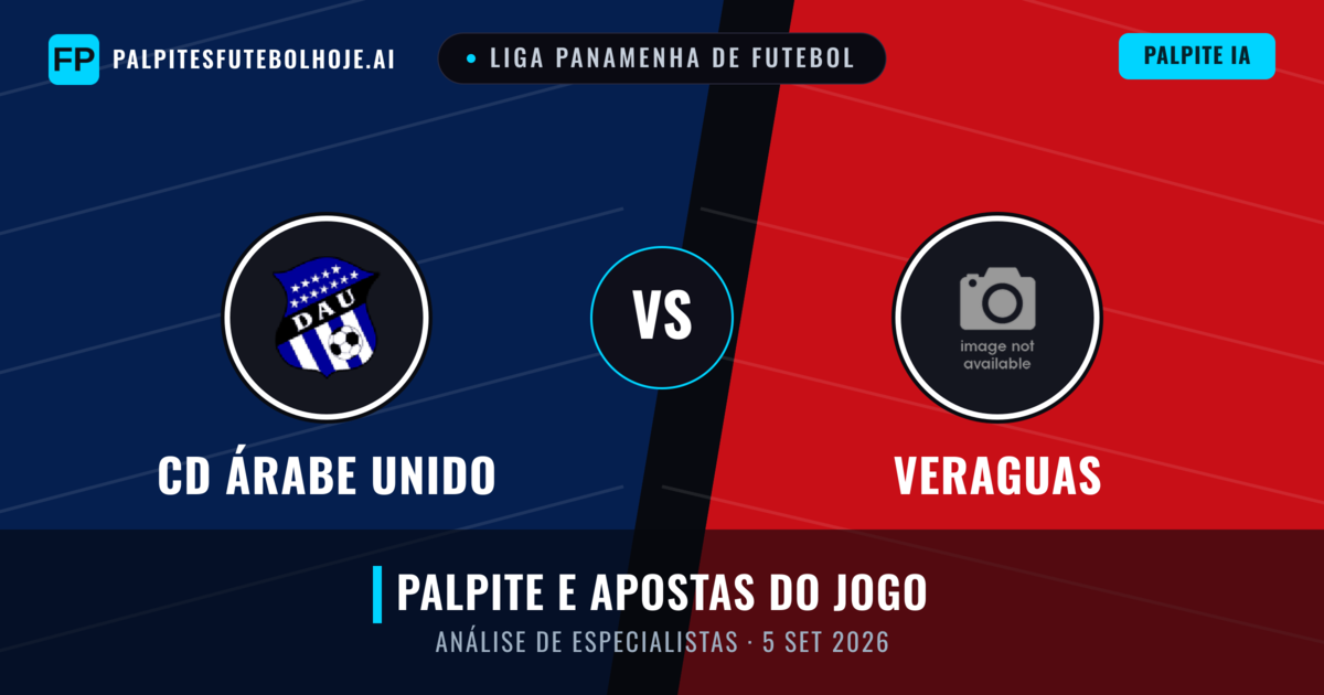 CD Árabe Unido vs Veraguas — prognóstico e prévia do jogo