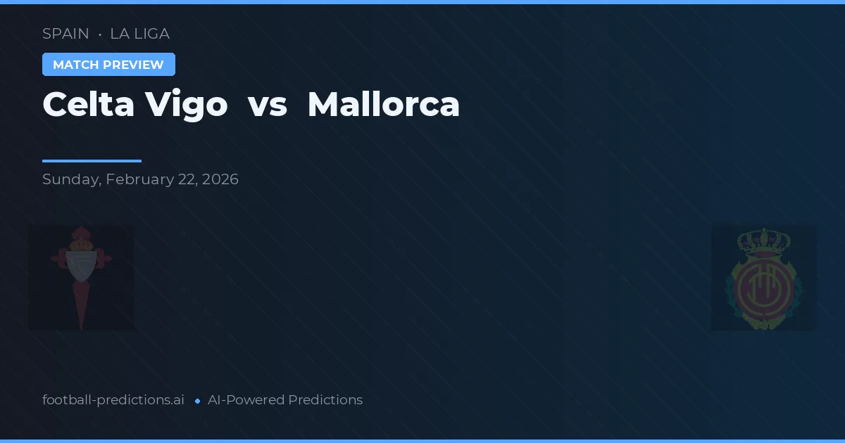 Celta de Vigo vs Mallorca — prognóstico e prévia do jogo