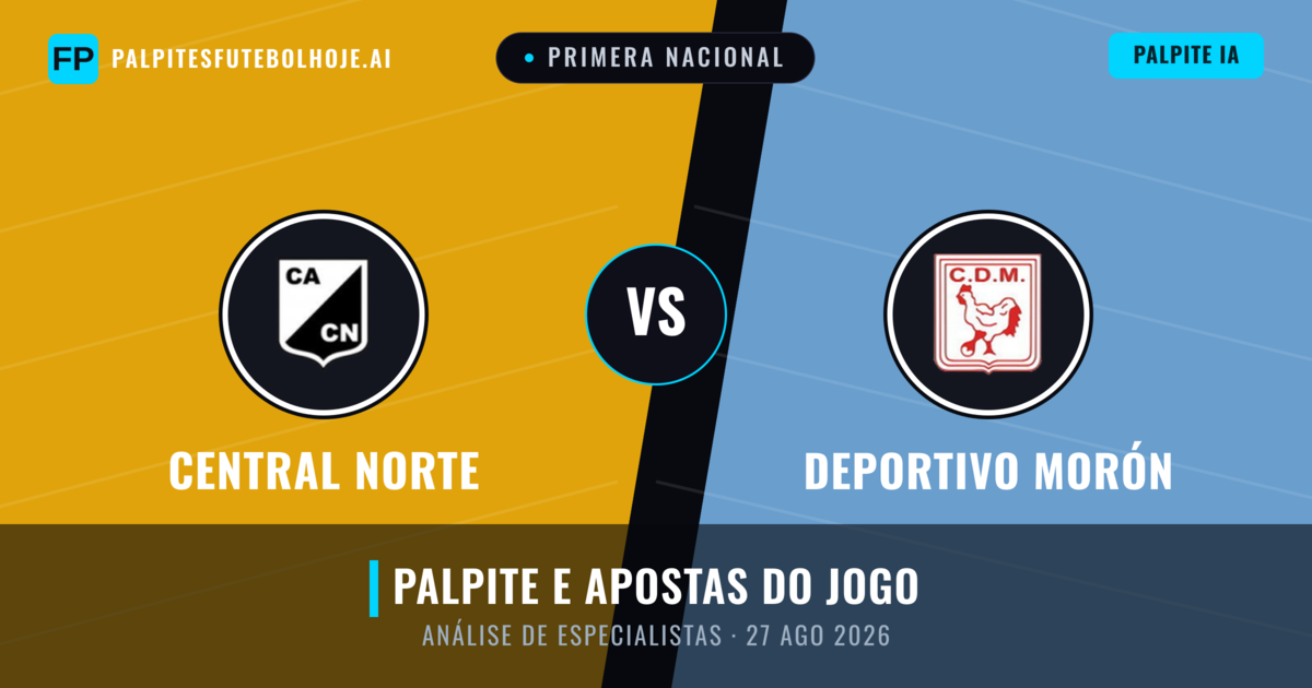 Central Norte vs Deportivo Morón — prognóstico e prévia do jogo