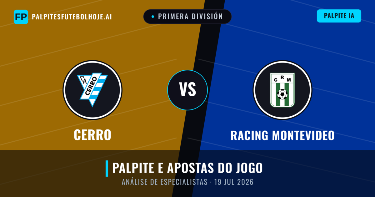 Cerro vs Racing Montevideo — prognóstico e prévia do jogo