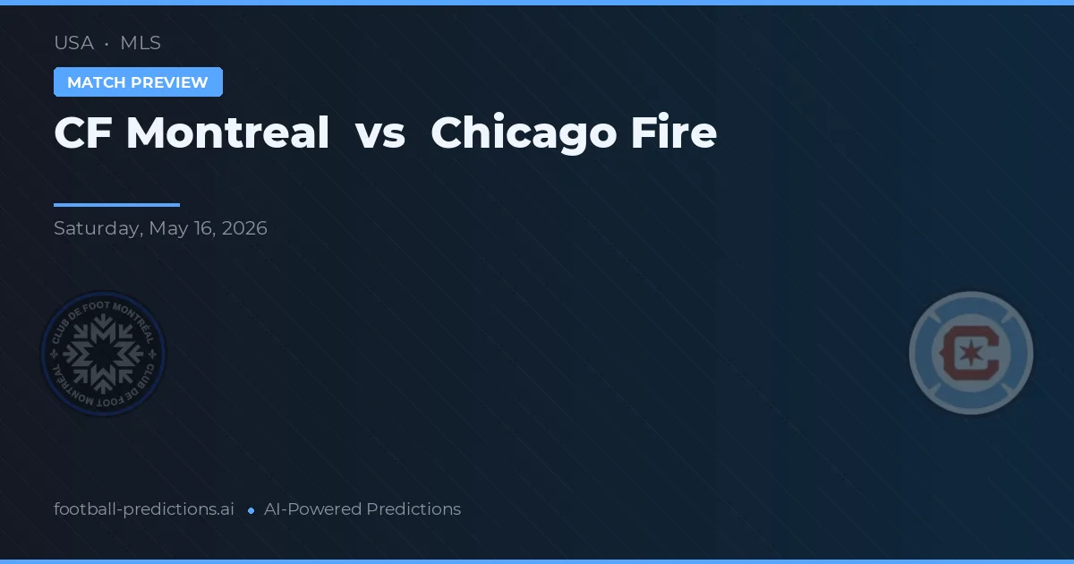 CF Montreal vs Chicago Fire — prognóstico e prévia do jogo