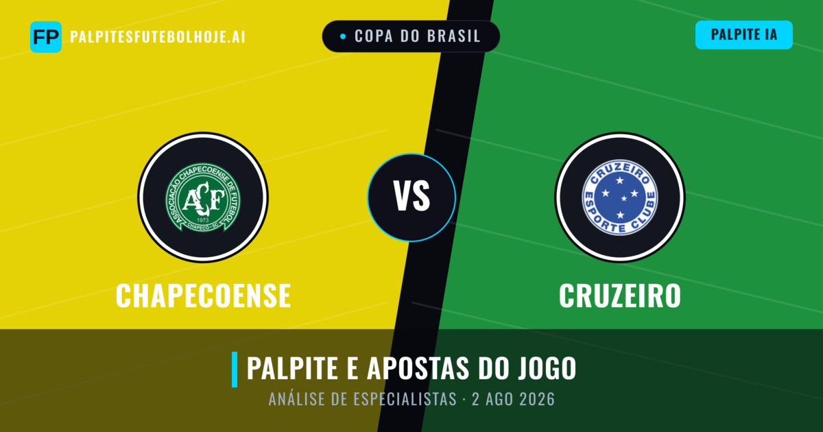 Chapecoense vs Cruzeiro — prognóstico e prévia do jogo
