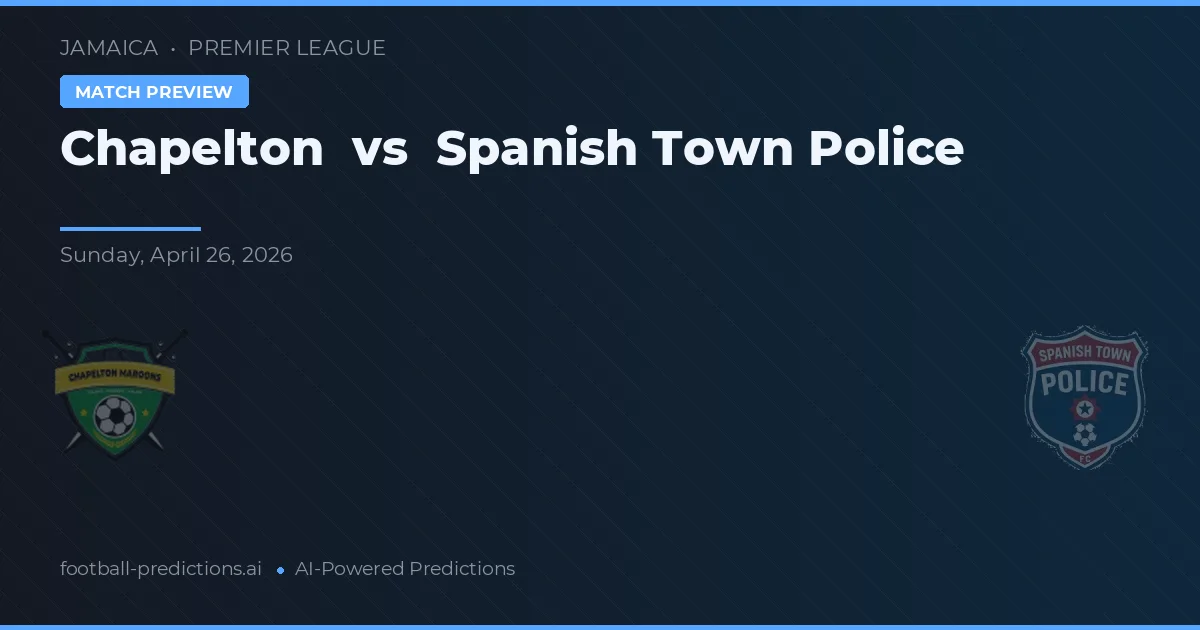 Chapelton vs Polícia da Cidade Espanhola — prognóstico e prévia do jogo