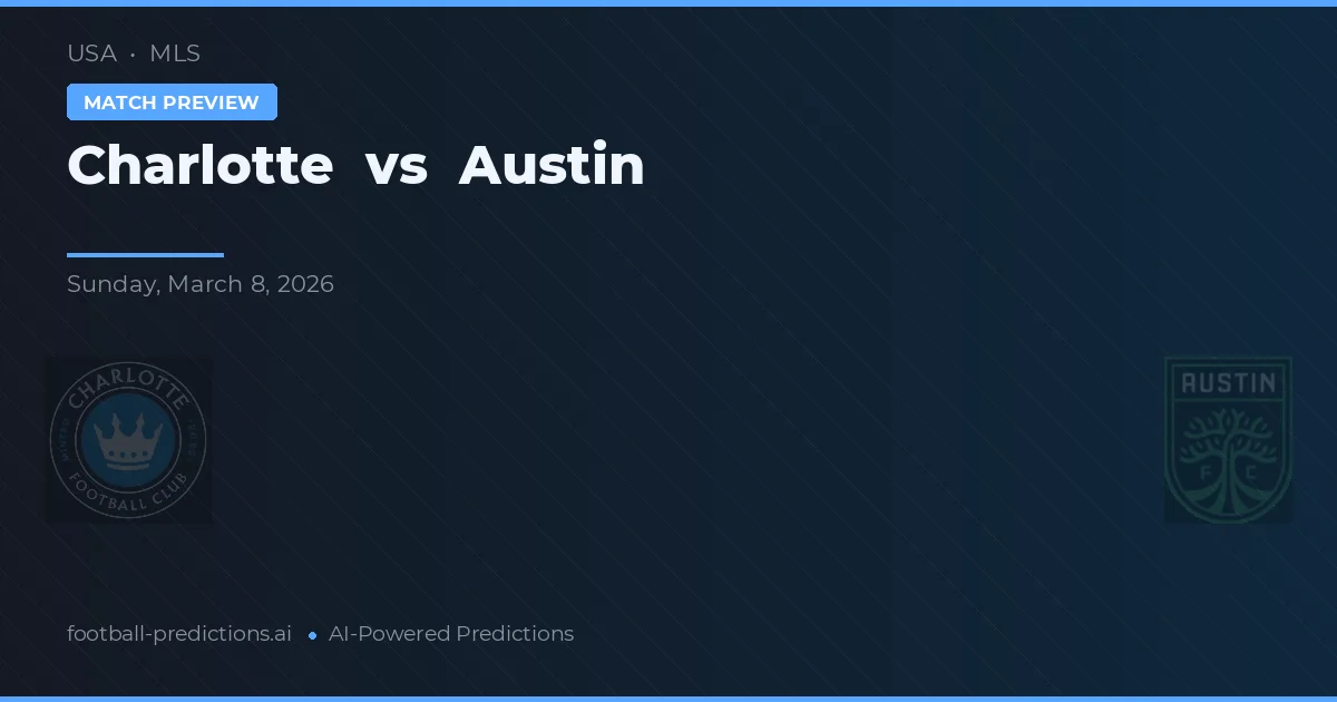 Charlotte vs Austin — prognóstico e prévia do jogo