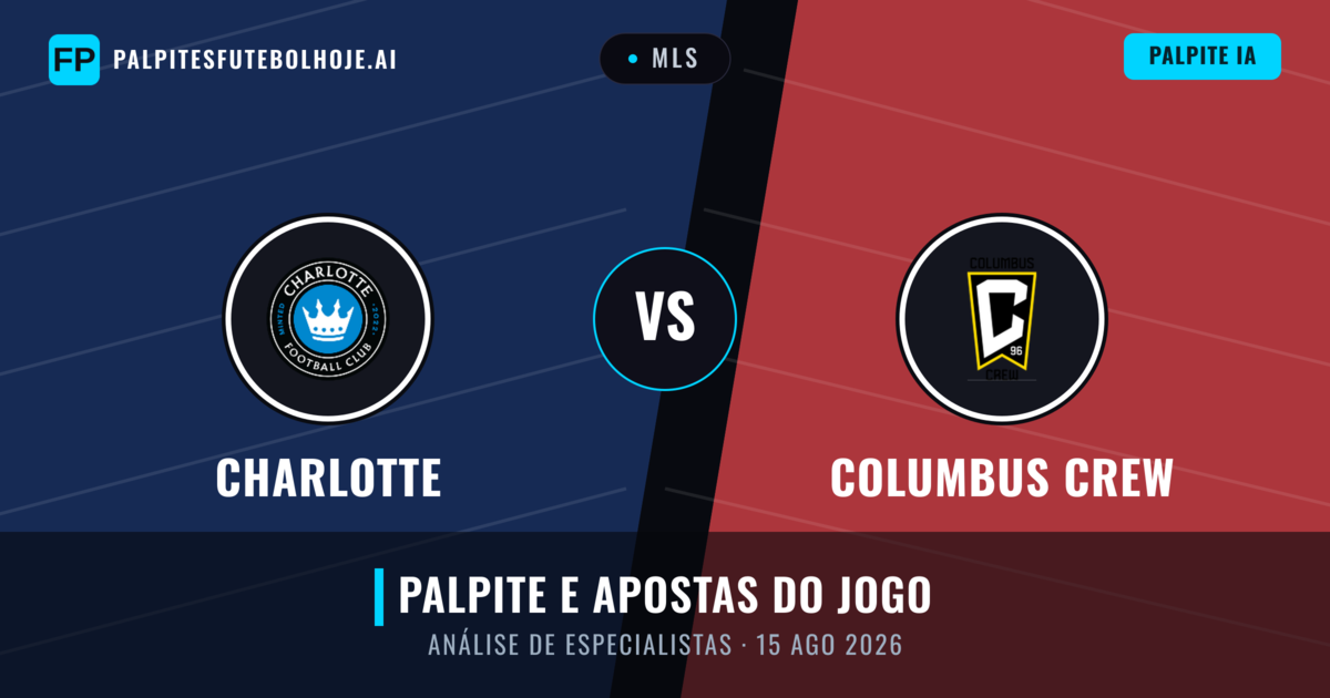 Charlotte vs Columbus Crew — prognóstico e prévia do jogo