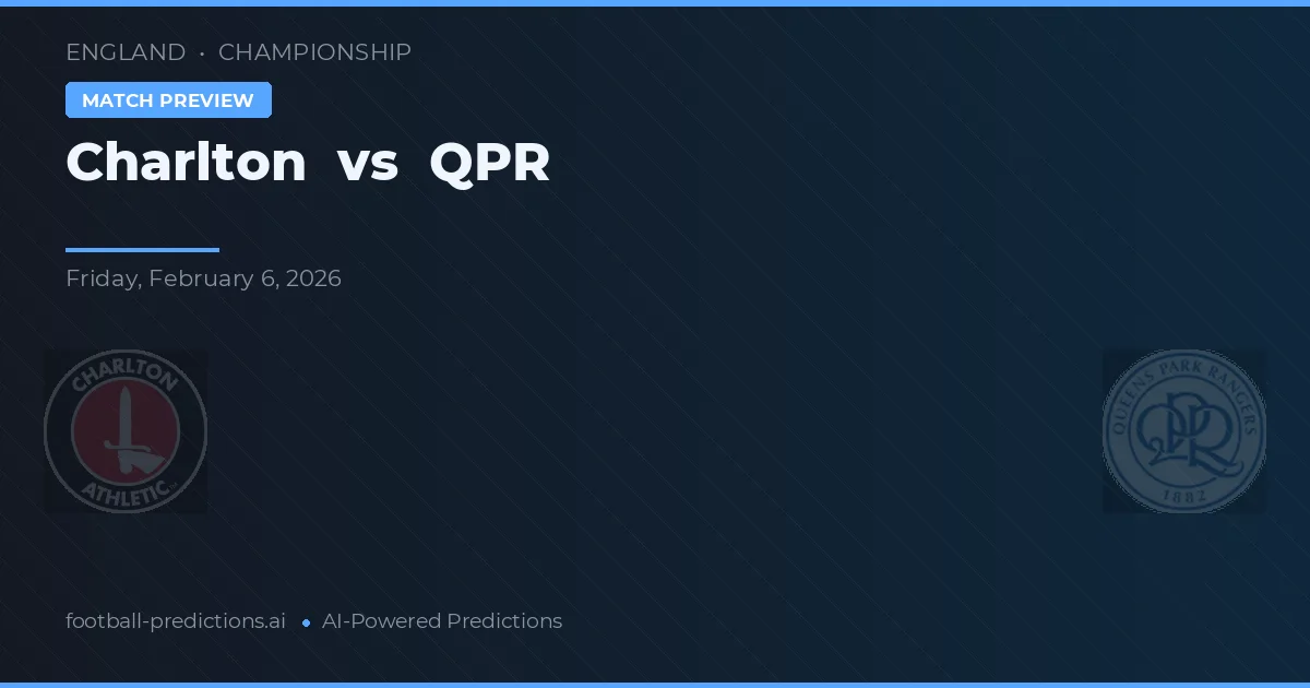 Charlton vs QPR — prognóstico e prévia do jogo