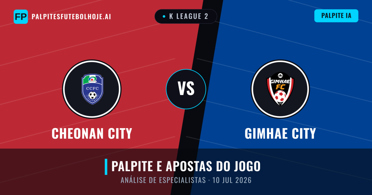 Cheonan City vs Gimhae City — prognóstico e prévia do jogo