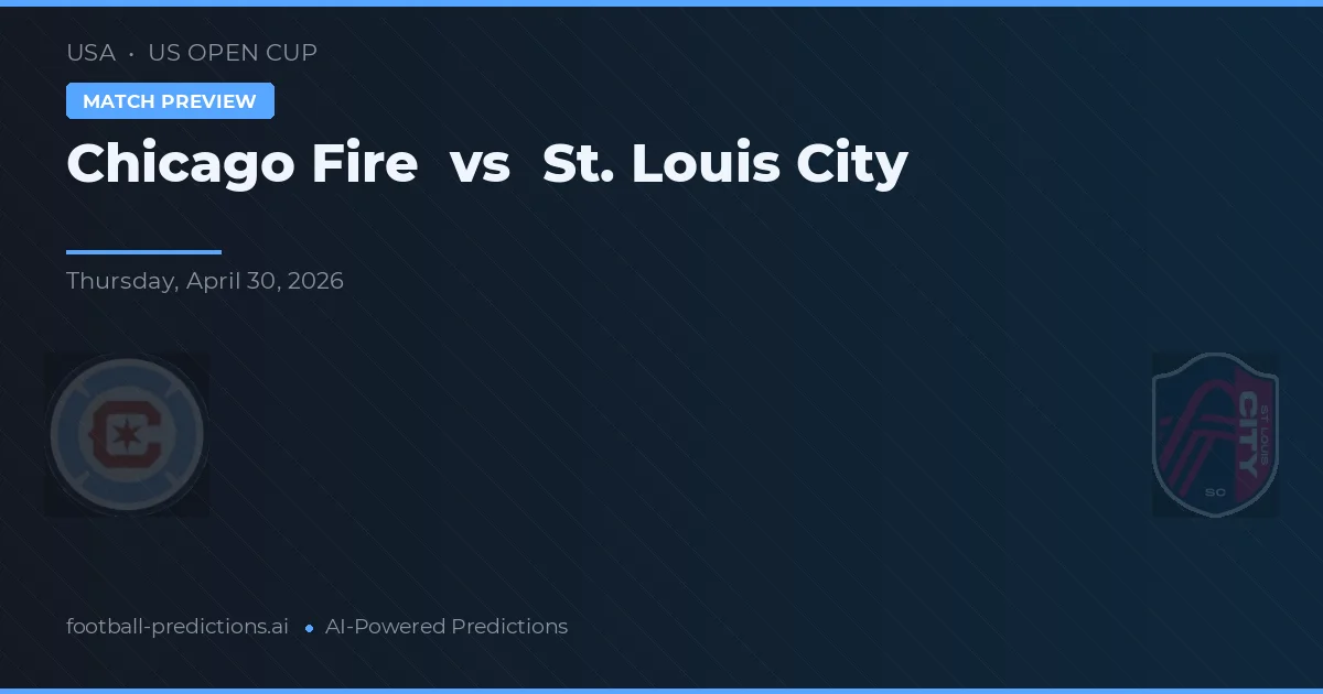 Chicago Fire vs St. Louis City — prognóstico e prévia do jogo