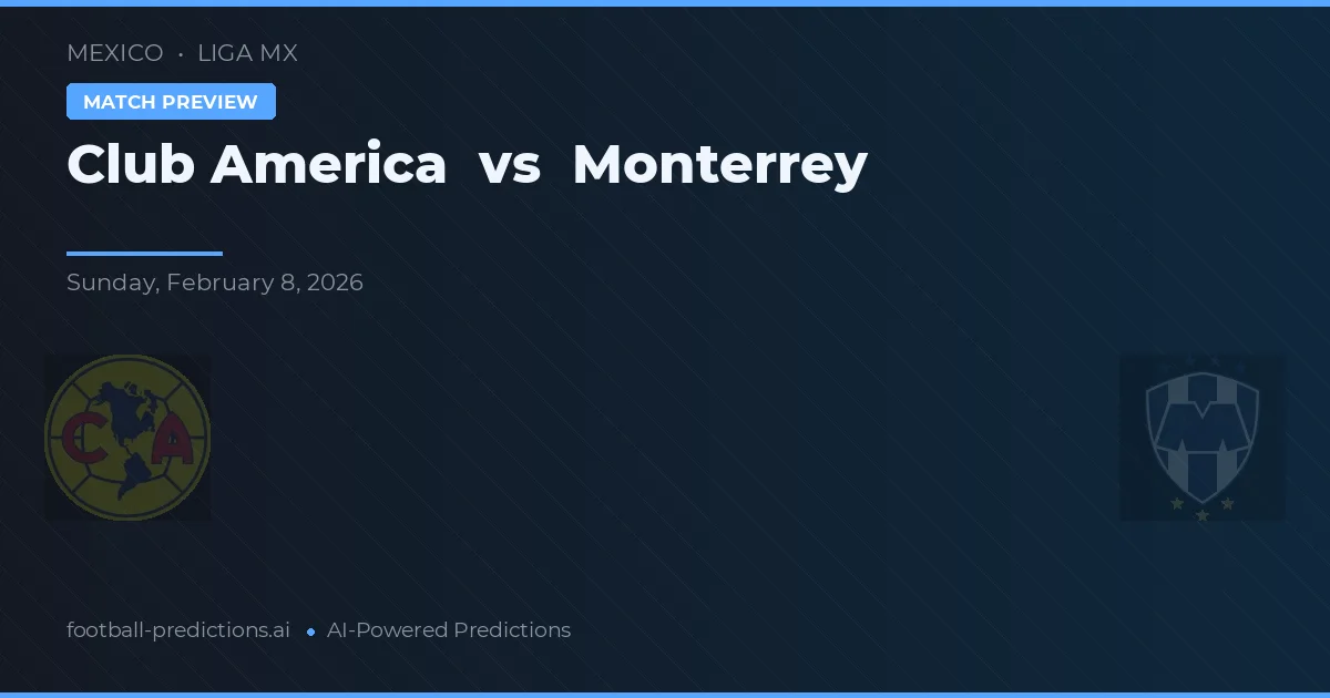 Club América vs Monterrey — prognóstico e prévia do jogo