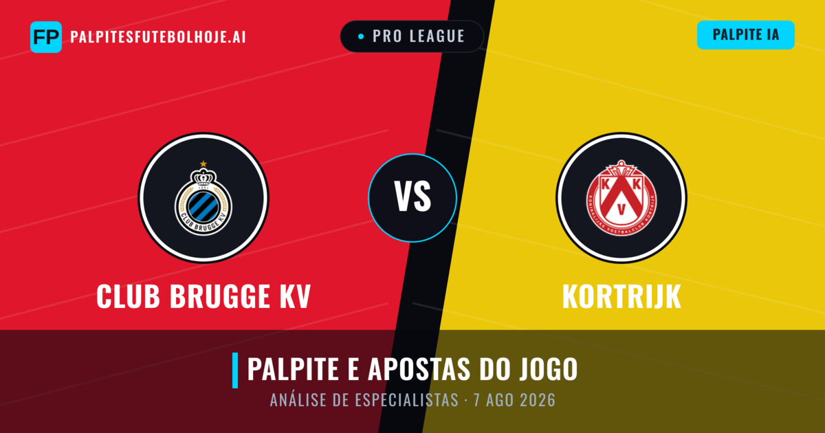 Club Brugge KV vs Kortrijk — prognóstico e prévia do jogo