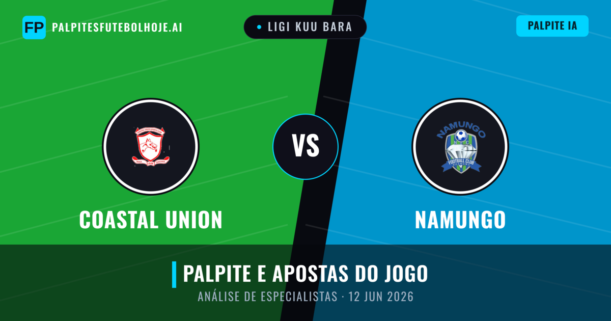 Coastal Union vs Namungo — prognóstico e prévia do jogo