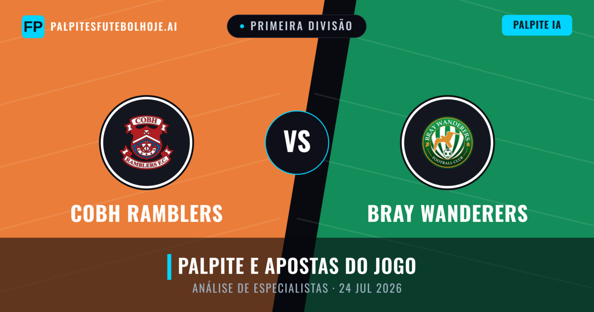 Cobh Ramblers vs Bray Wanderers — prognóstico e prévia do jogo