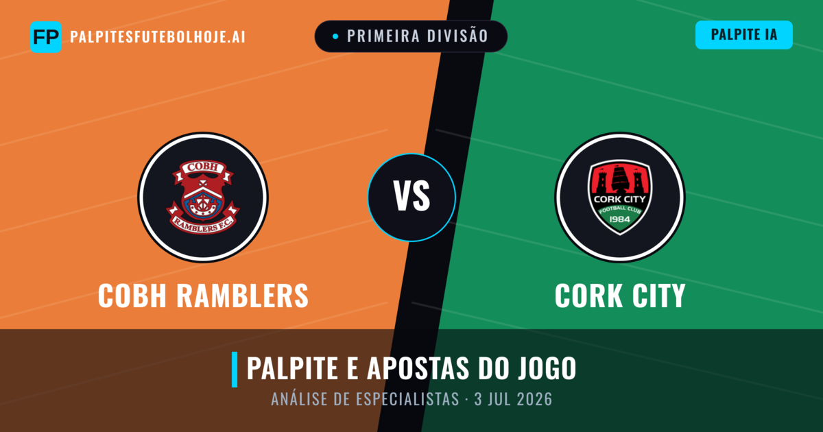 Cobh Ramblers vs Cork City — prognóstico e prévia do jogo