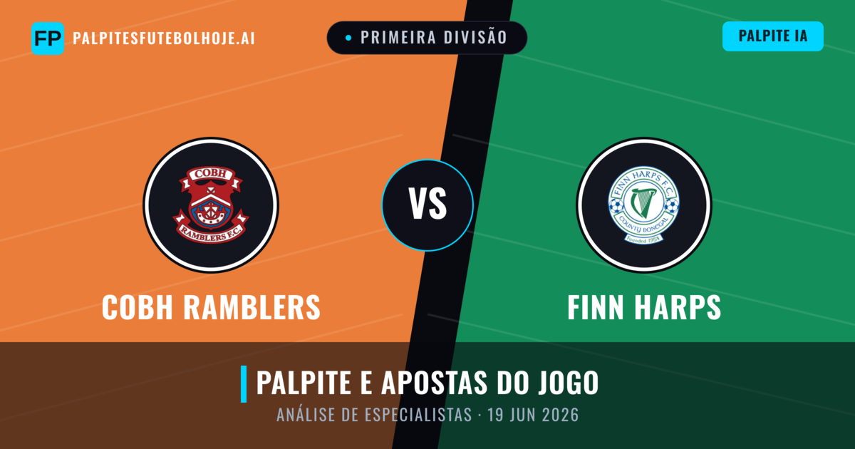 Cobh Ramblers vs Finn Harps — prognóstico e prévia do jogo