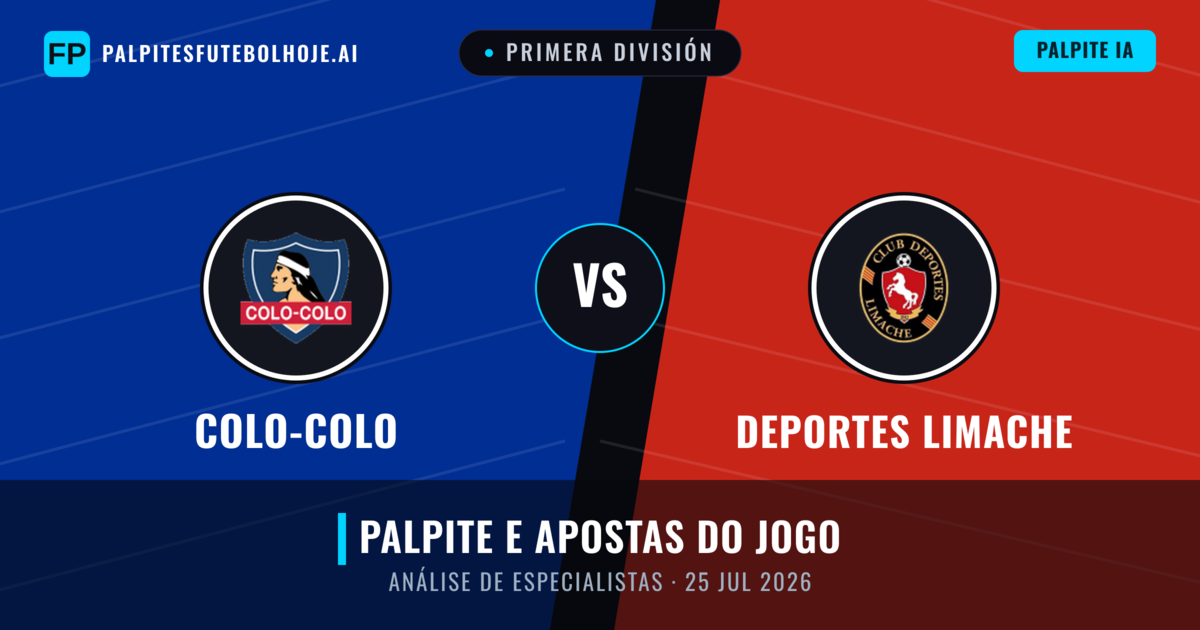 Colo-Colo vs Deportes Limache — prognóstico e prévia do jogo