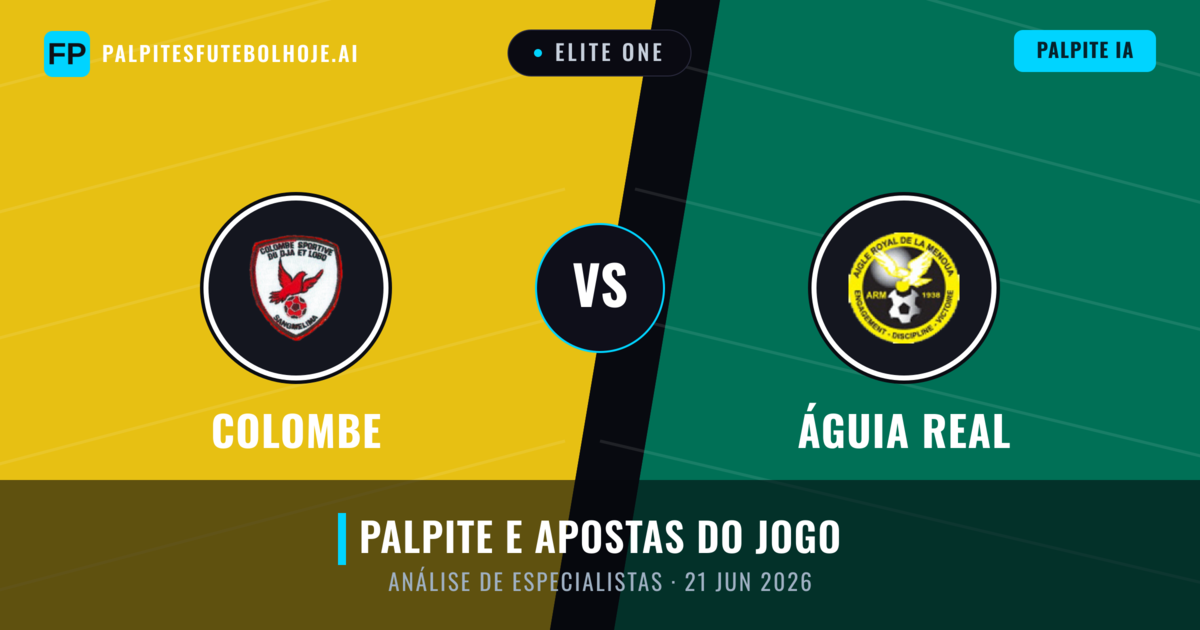 Colombe vs Águia Real — prognóstico e prévia do jogo