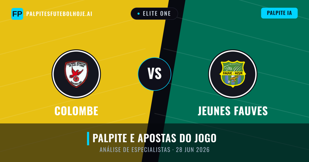 Colombe vs Jeunes Fauves — prognóstico e prévia do jogo