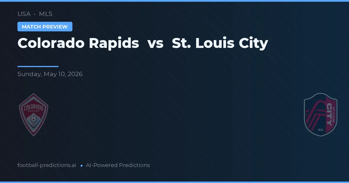 Colorado Rapids vs St. Louis City — prognóstico e prévia do jogo