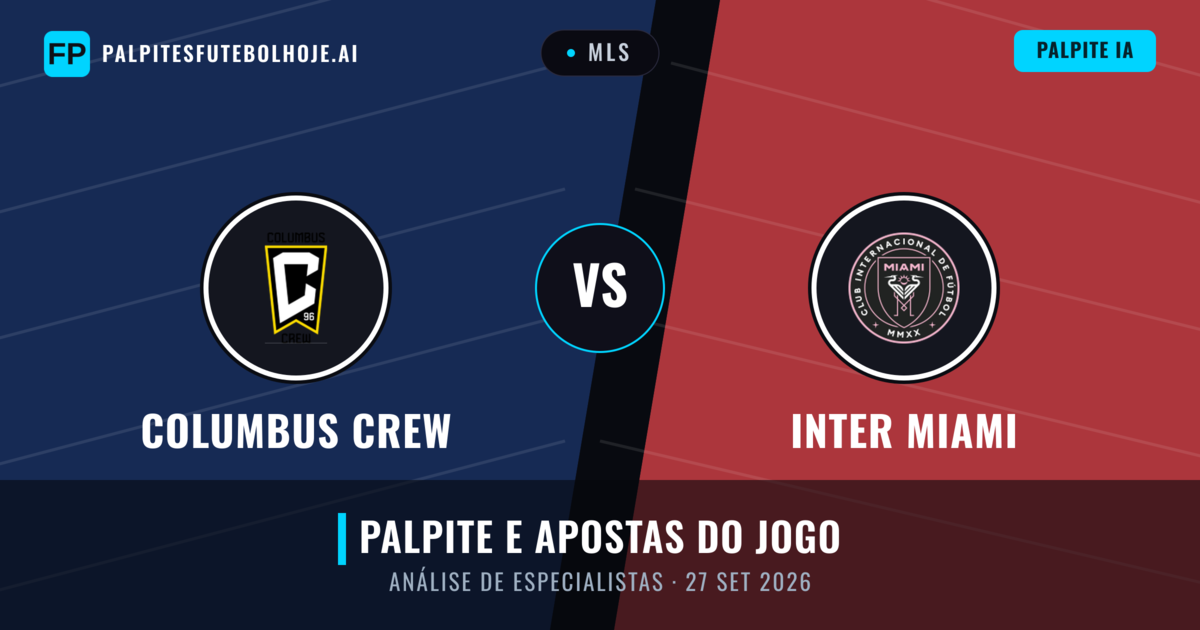 Columbus Crew vs Inter Miami — prognóstico e prévia do jogo