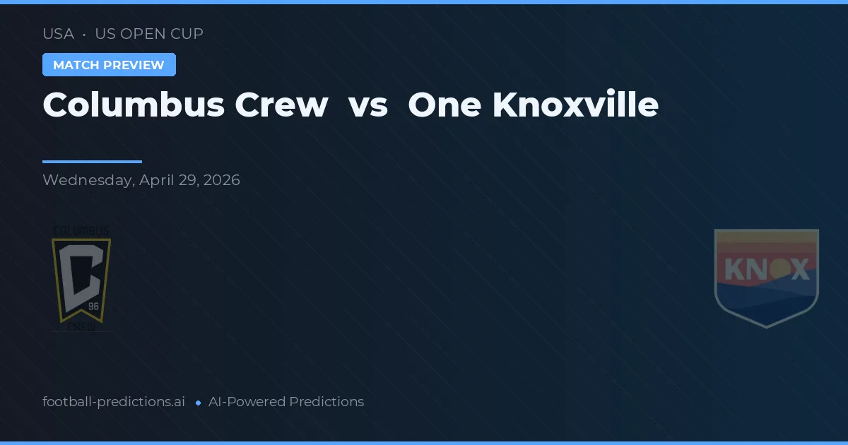 Columbus Crew vs One Knoxville preview