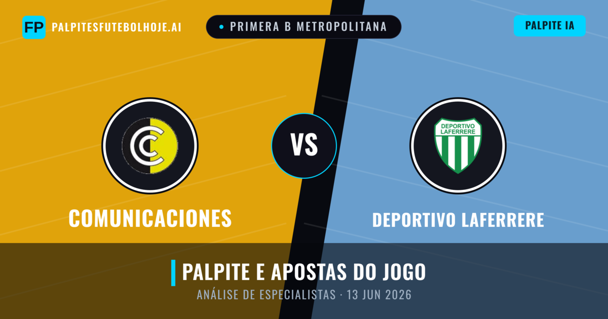 Comunicaciones vs Deportivo Laferrere — prognóstico e prévia do jogo