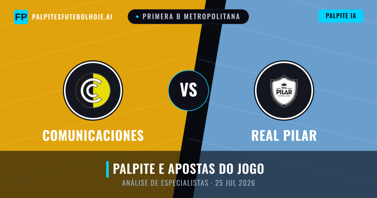 Comunicaciones vs Real Pilar — prognóstico e prévia do jogo