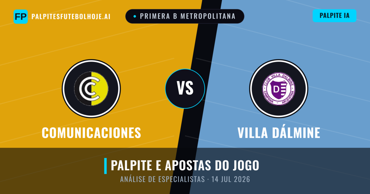 Comunicaciones vs Villa Dálmine — prognóstico e prévia do jogo