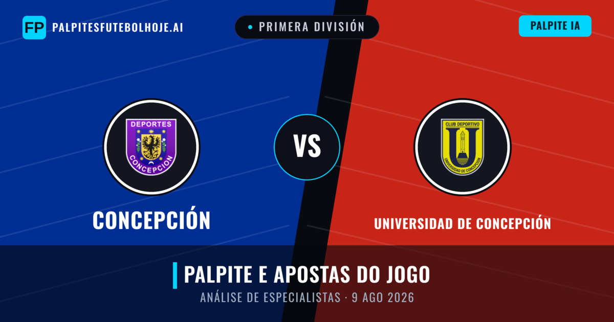 Concepción vs Universidad de Concepción — prognóstico e prévia do jogo