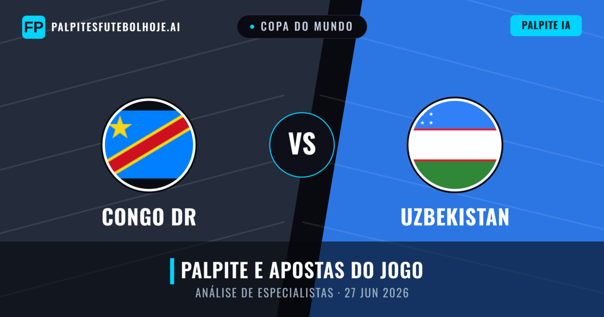 Congo DR vs Uzbekistan — prognóstico e prévia do jogo