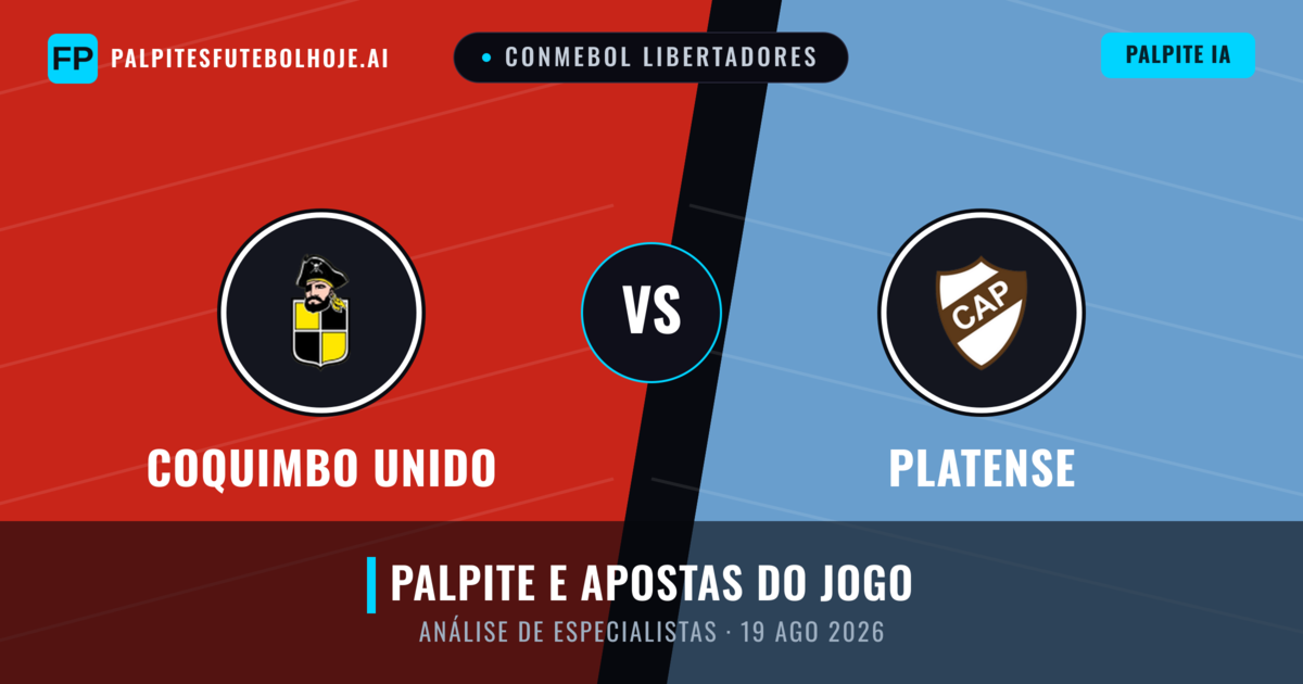 Coquimbo Unido vs Platense — prognóstico e prévia do jogo